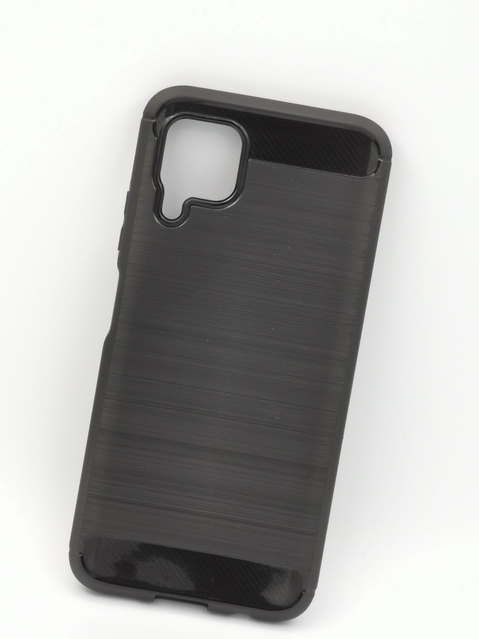 Coque noire Apple Huawei P40 Lite diagonal extérieur