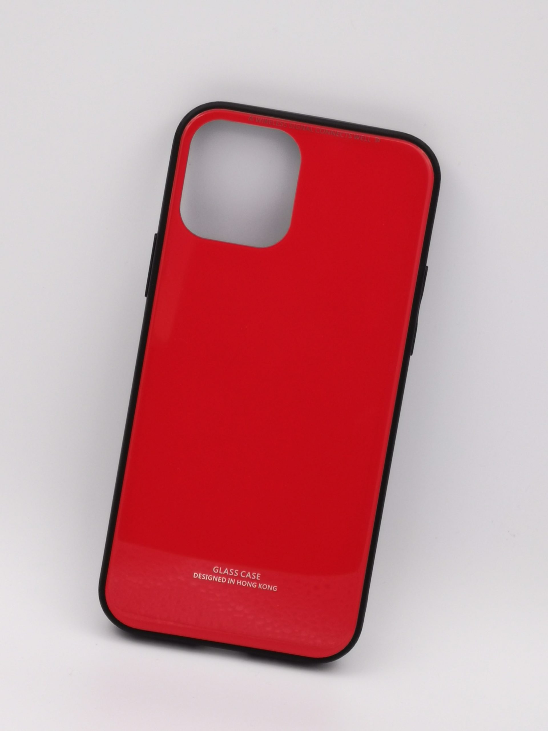 Coque noire Apple iPhone 12 et iPhone 12 Pro diagonal extérieur