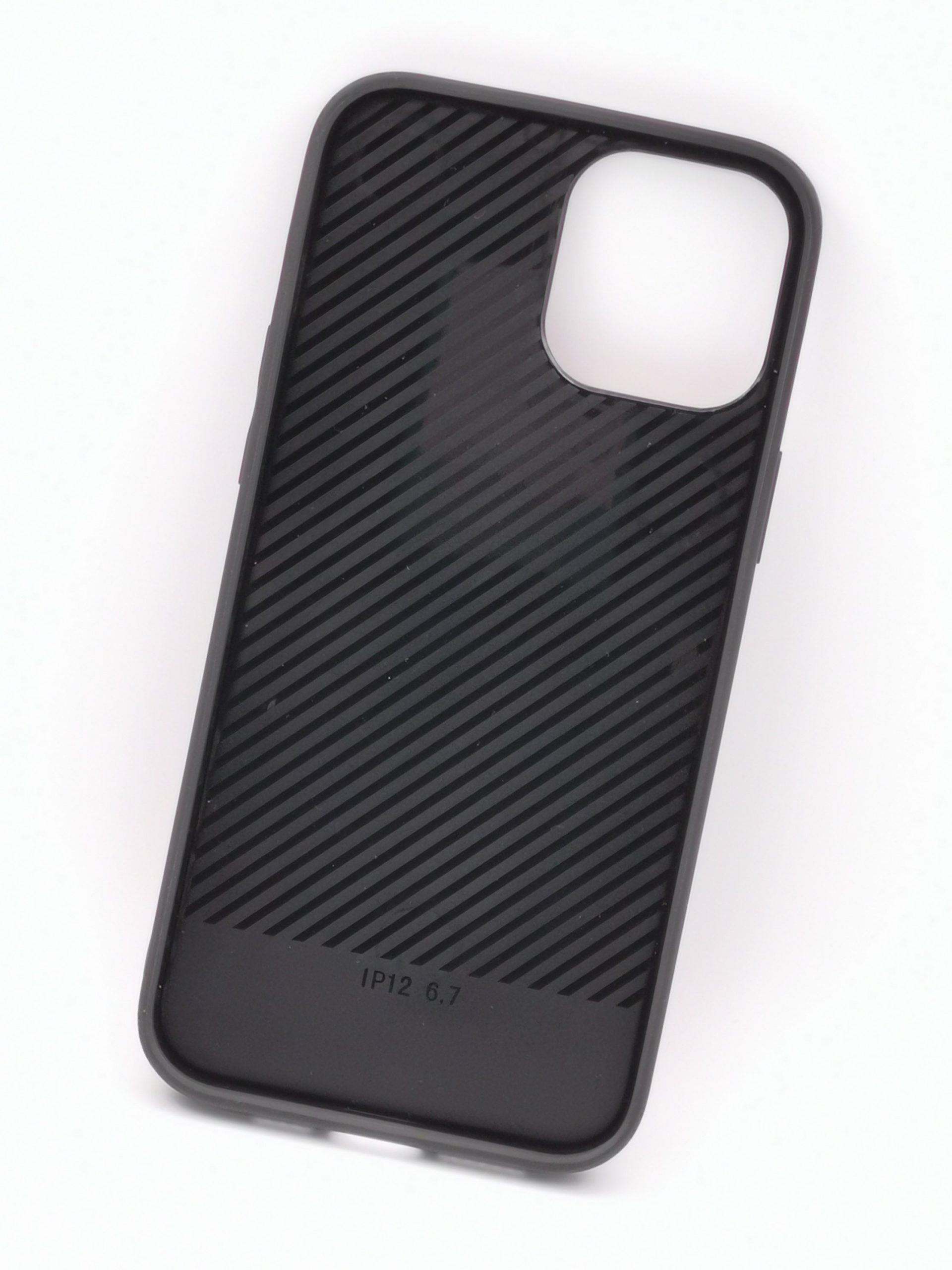 Coque rouge en verre anti-chocs pour apple iphone 12 pro max