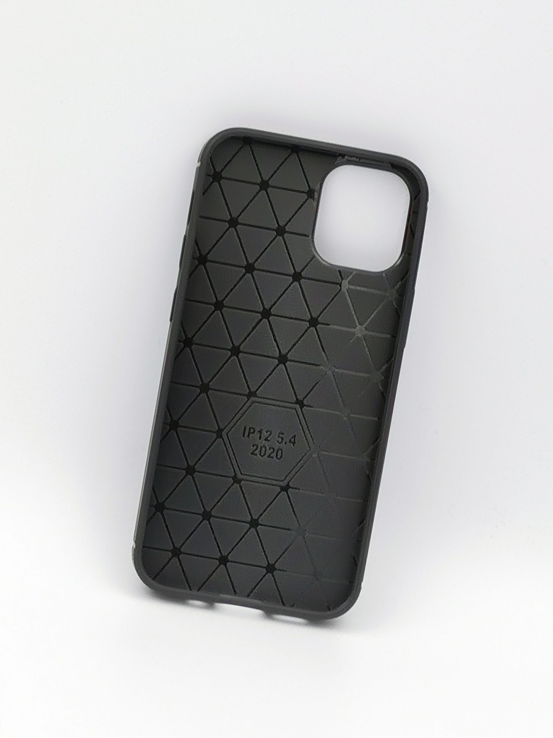 Coque noire en plastique anti-rayures pour apple iphone 12 mini