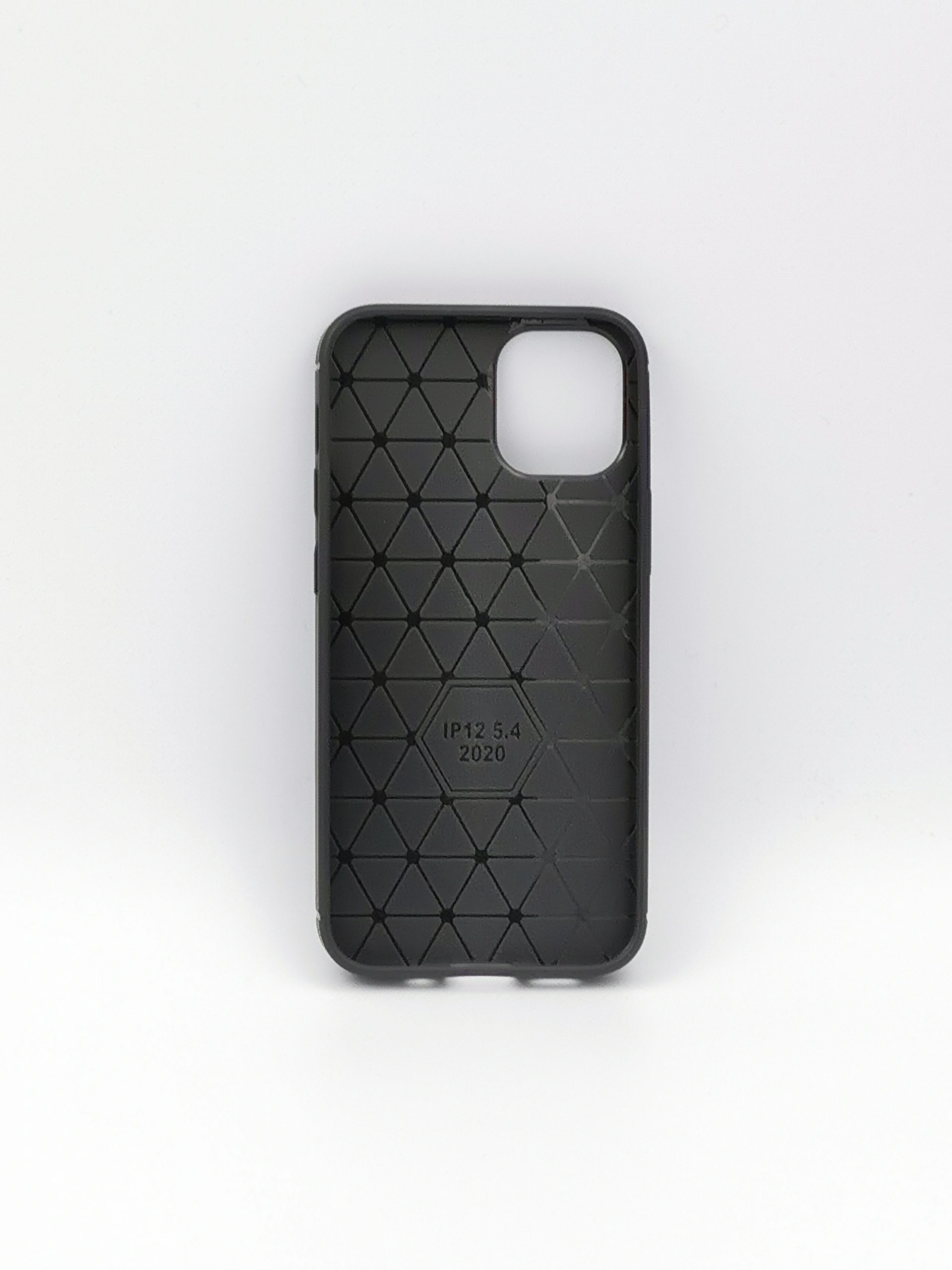 Coque noire en plastique anti-rayures pour apple iphone 12 mini