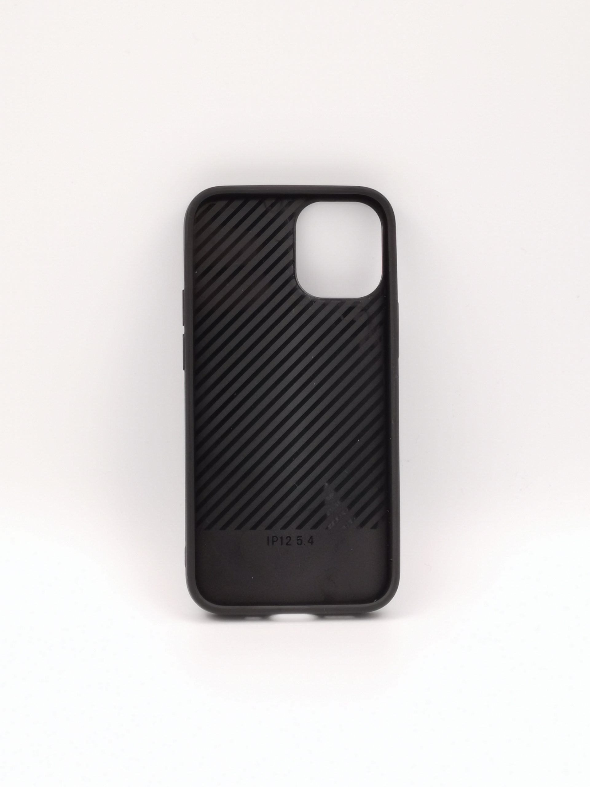 Coque noire en verre anti-chocs pour apple iphone 12 mini
