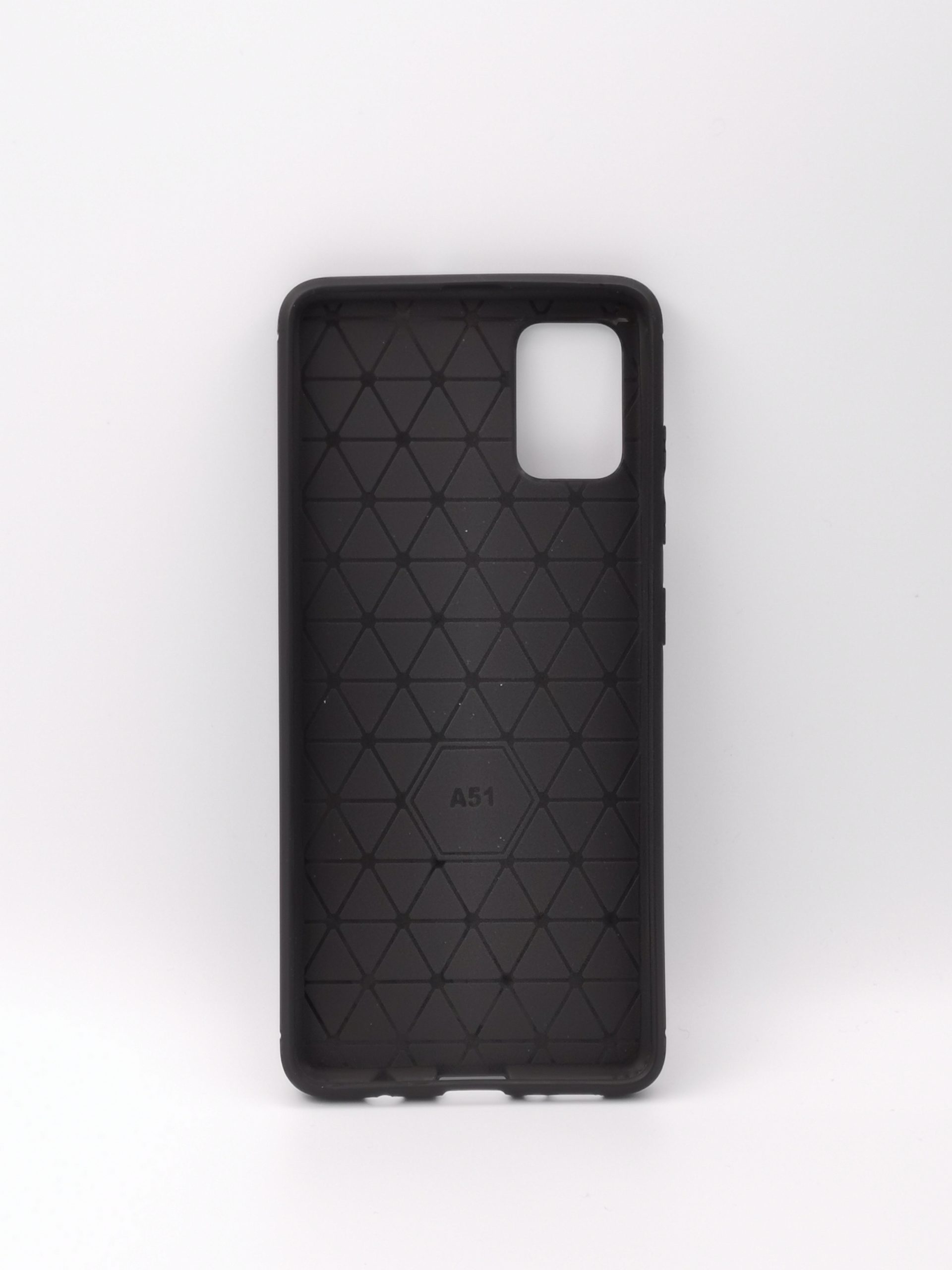 Coque noire en plastique anti-rayures pour samsung galaxy a51