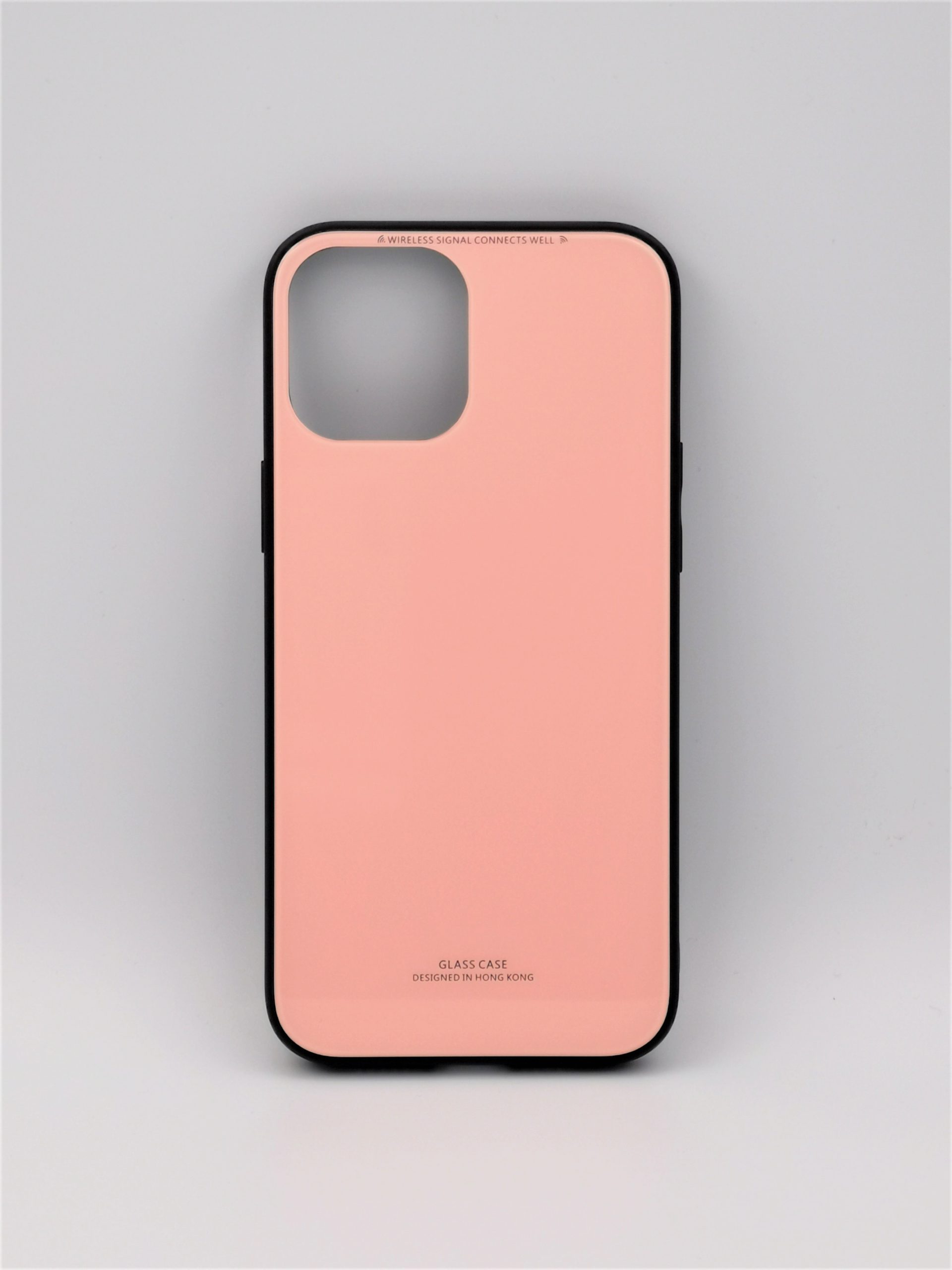 Coque rose en verre anti-chocs pour apple iphone 12 pro max