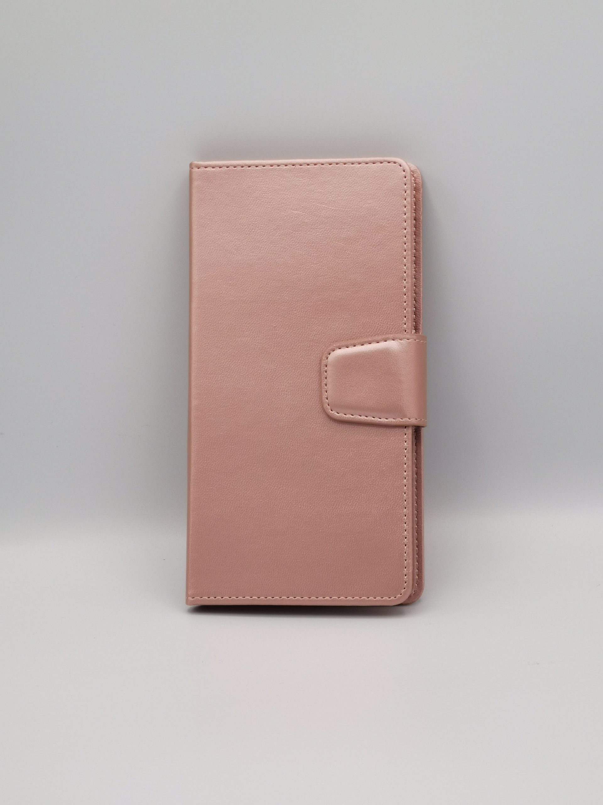 Coque UNIVERSELLE simili cuir rose anti-chocs à rabat pour tous modèles format L 1