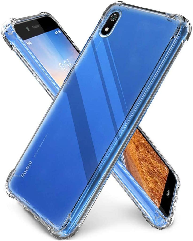 Coque transparente renforcée anti-chocs pour xiaomi redmi 7a