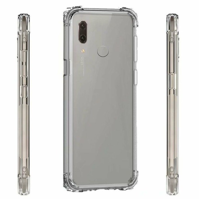 Coque transparente renforcée anti-chocs pour huawei p20 lite