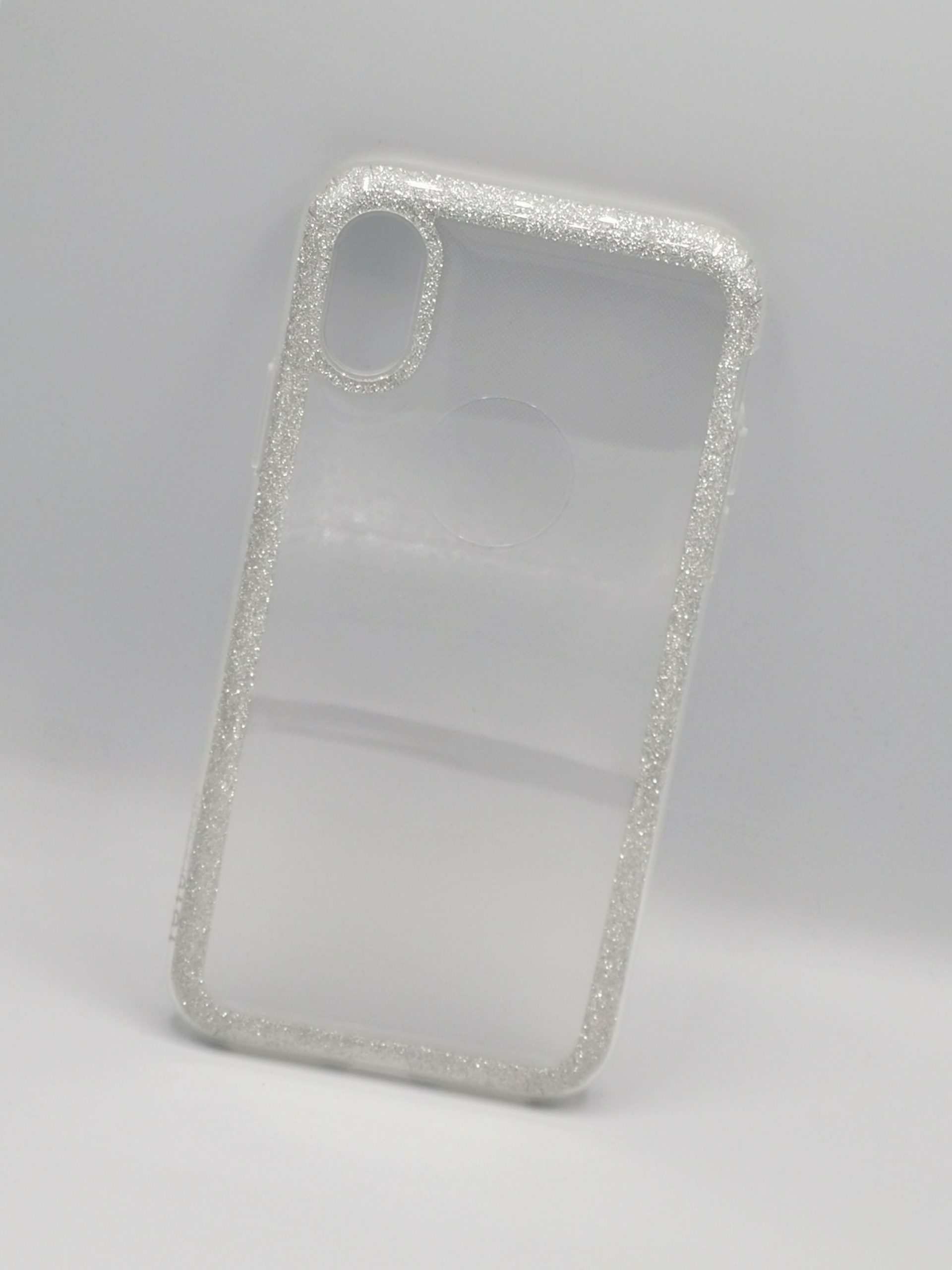 Coque blanc transparent - plastique rigide - iPhone X/XS - photo 1