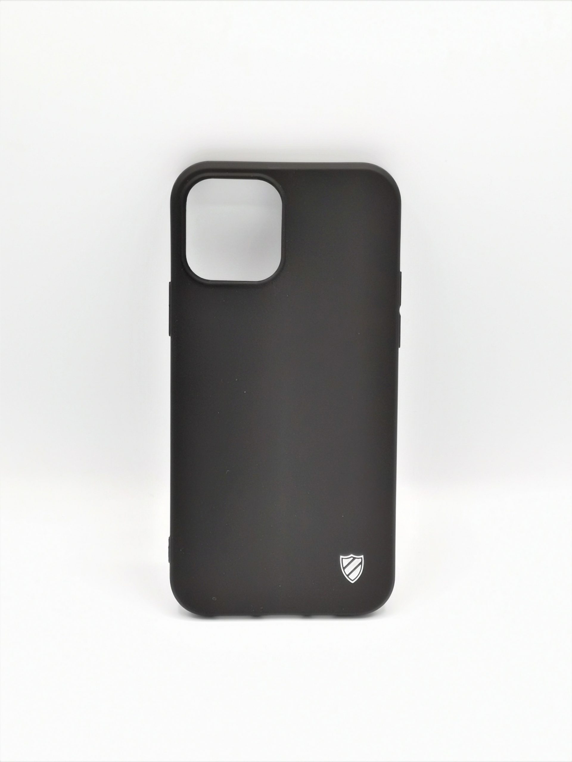 Coque noire en silicone gel doux anti-rayures pour iphone 12/12 pro