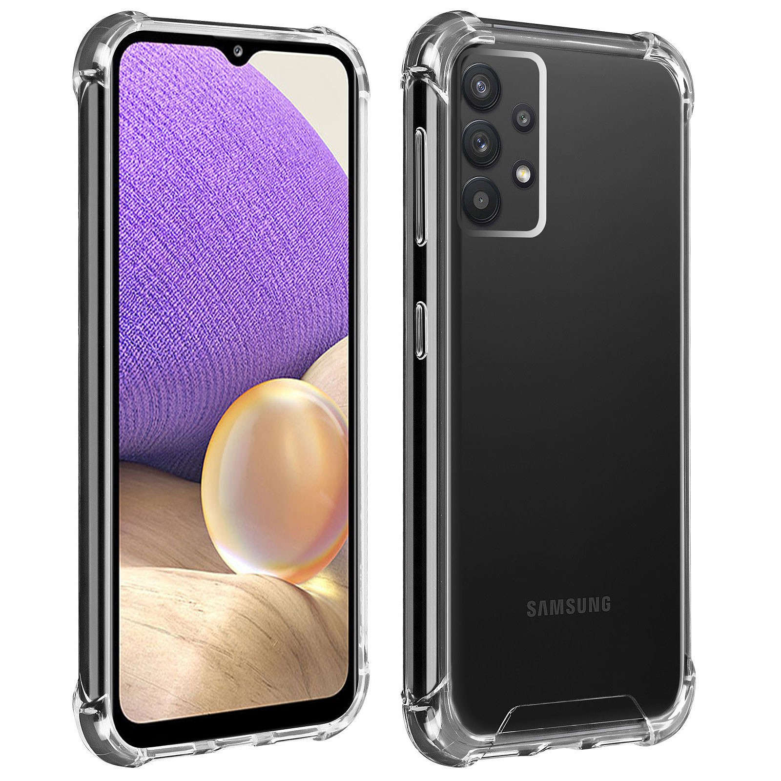 Coque transparente renforcée - Samsung Galaxy A32 5G - 1
