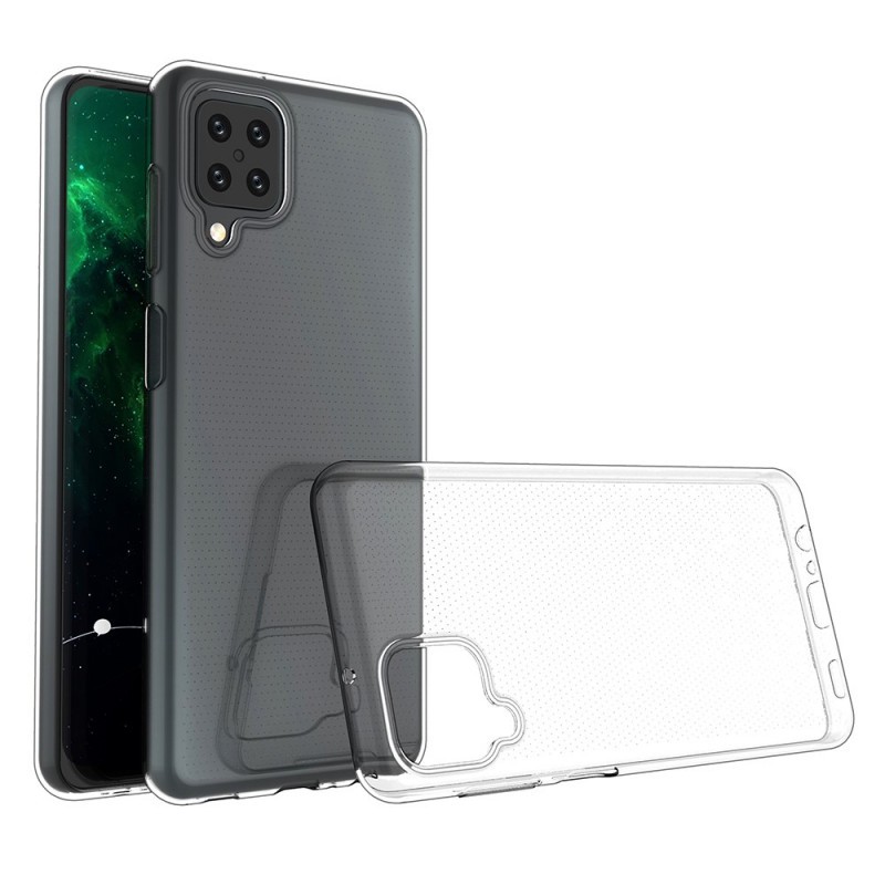 Coque transparente en plastique anti-rayures pour samsung galaxy a12