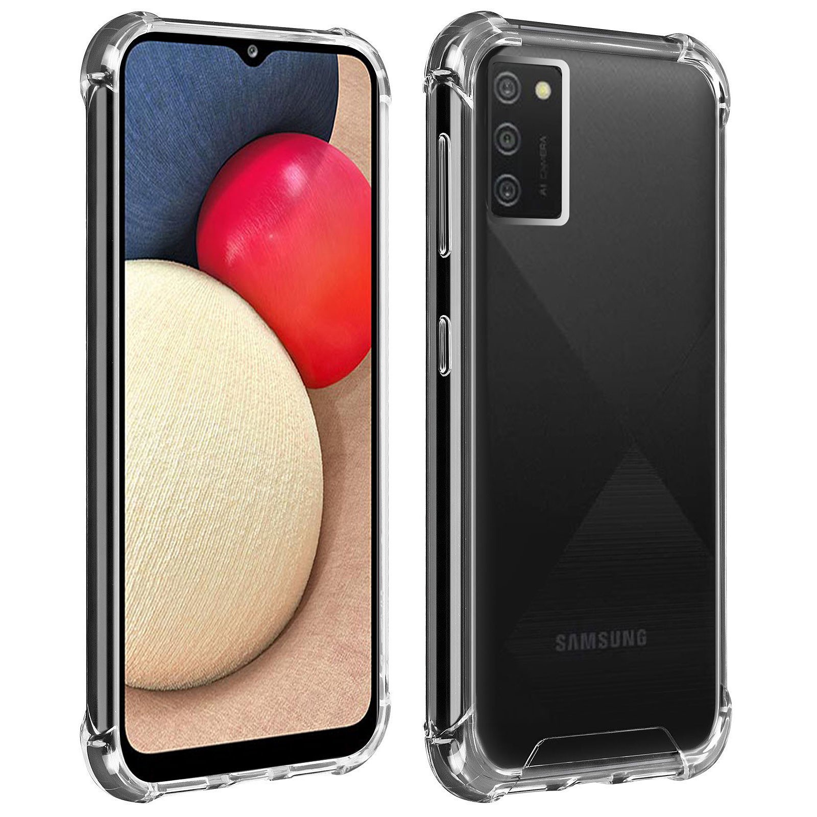 Coque transparente renforcée - Samsung Galaxy A02S - 1