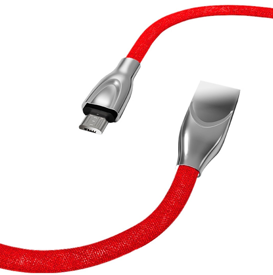 Câble chargement et transfert - rouge - 1m - 1