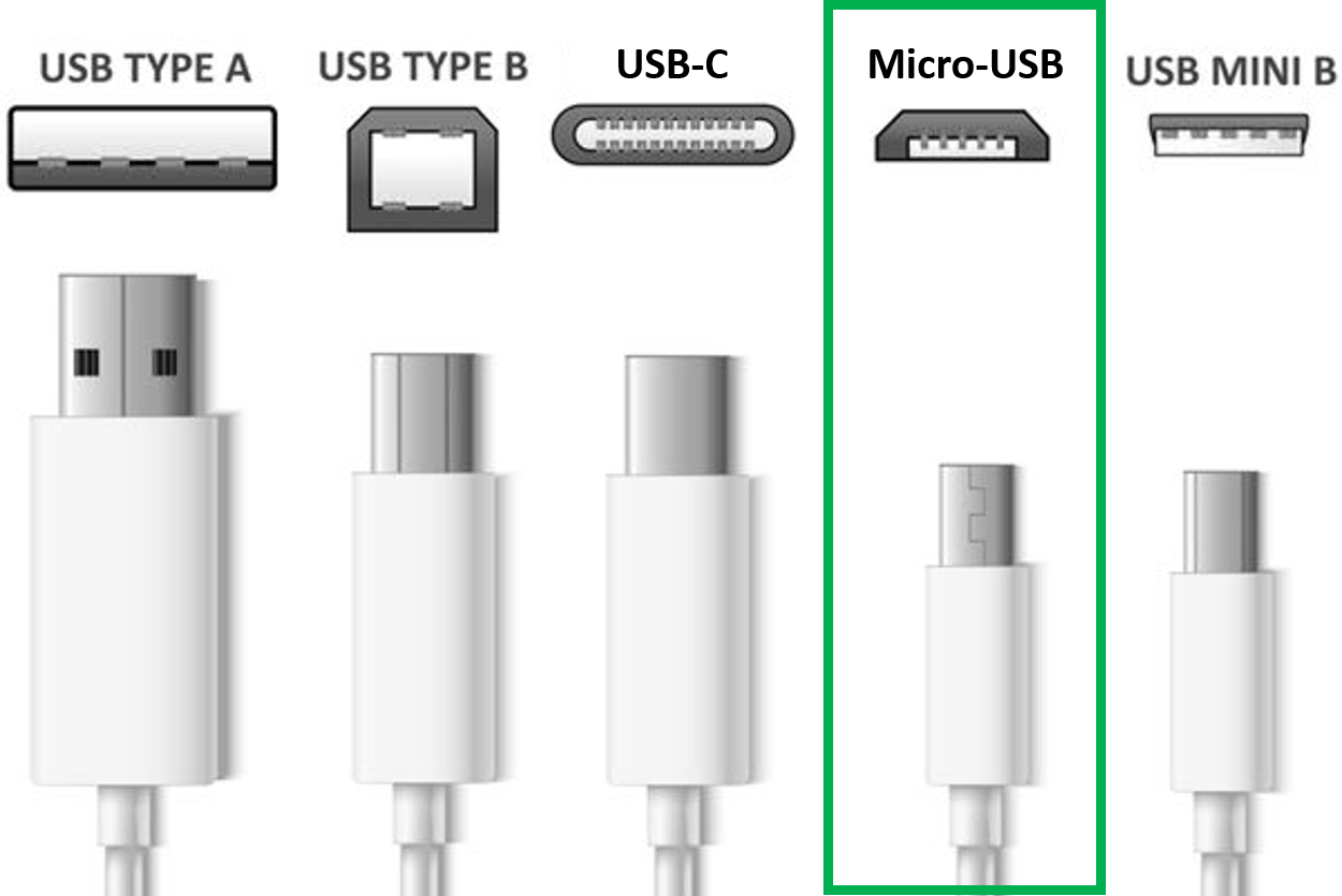 Câble or micro-usb/usb quick charge et transfert de données (1m)