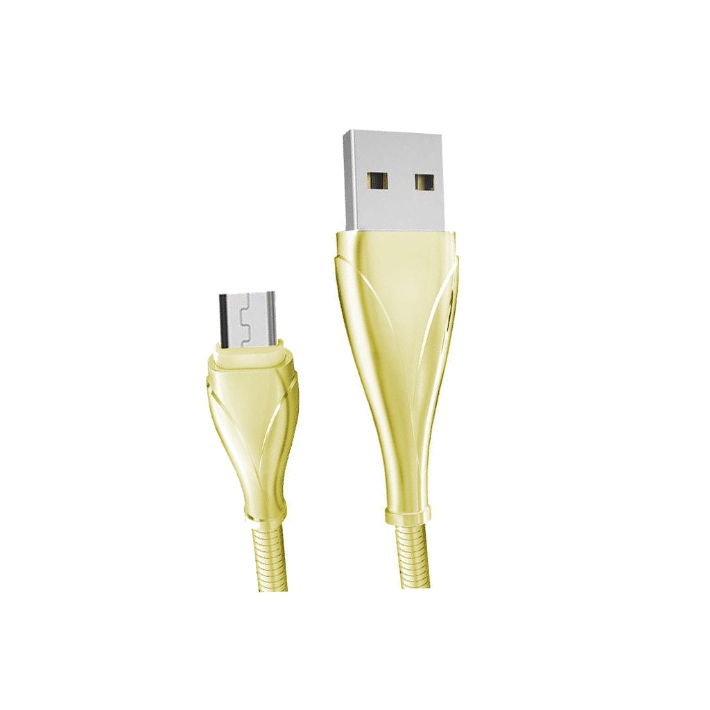 Câble or micro-usb/usb zinc quick charge et transfert de données (1m)