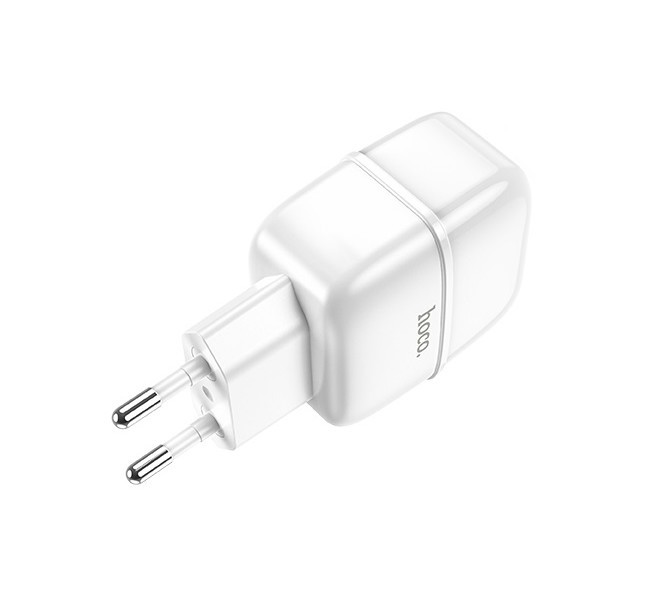 Adaptateur secteur blanc 2x usb 2.4a avec fonction charge rapide