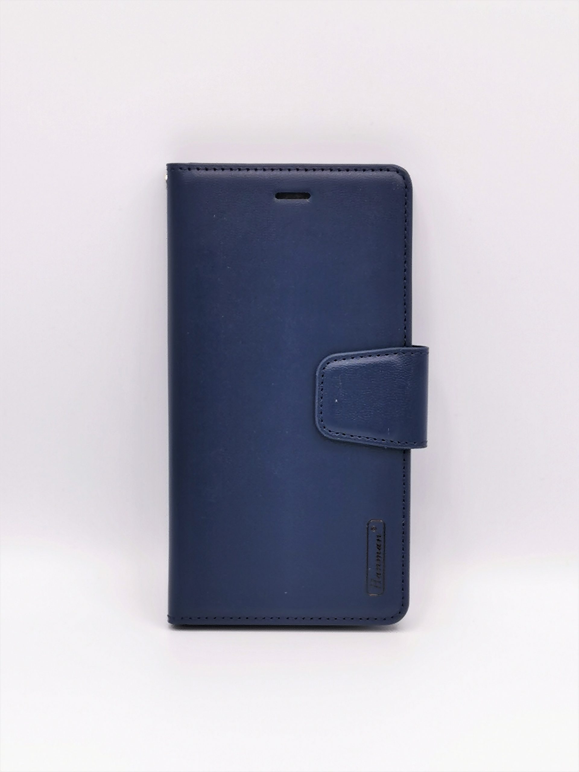Coque anti-chocs simili cuir bleu rabat aimanté pour iphone 6 plus/6s plus
