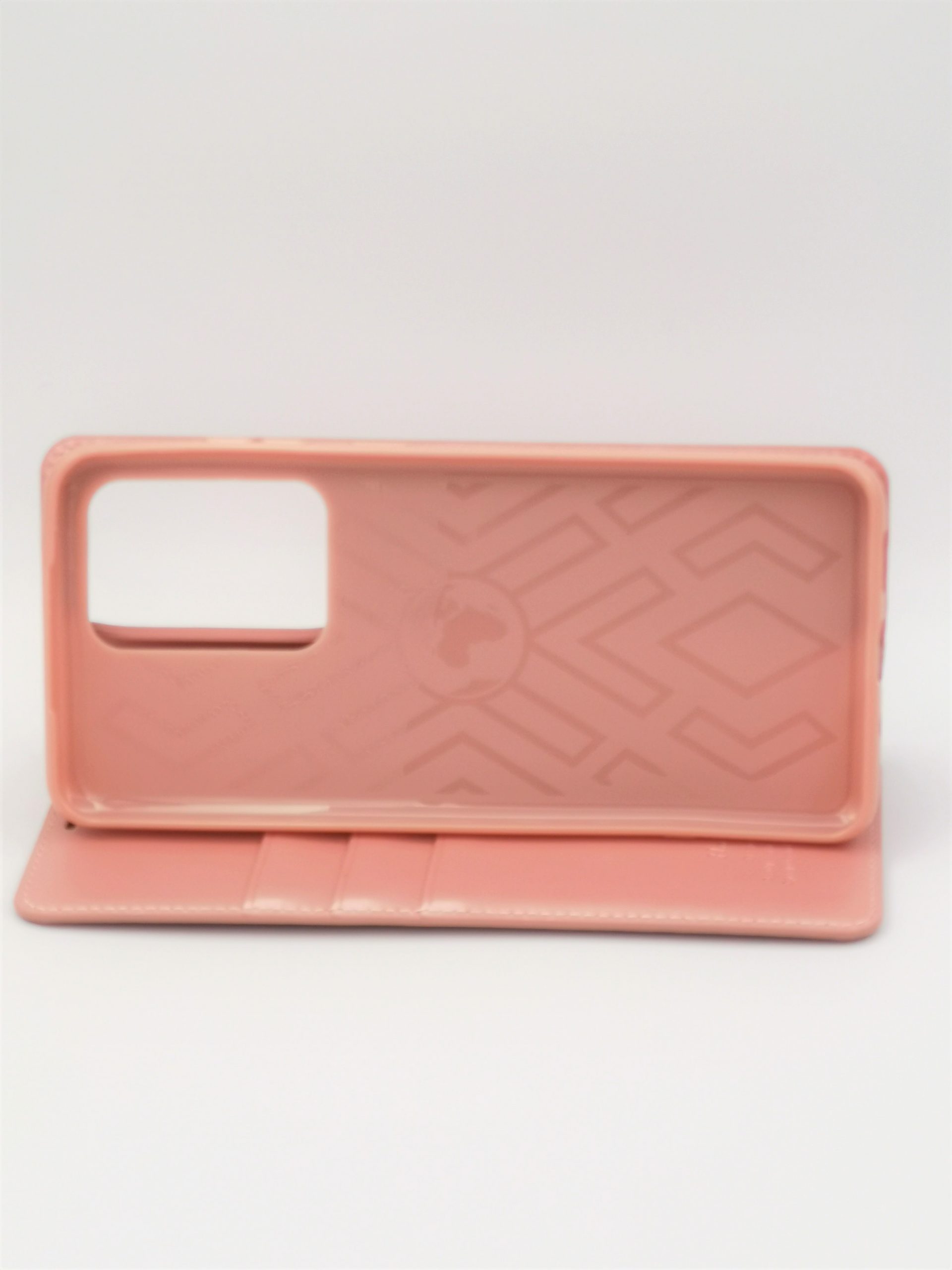 Coque simili cuir rose anti-chocs à rabat pour samsung galaxy s20