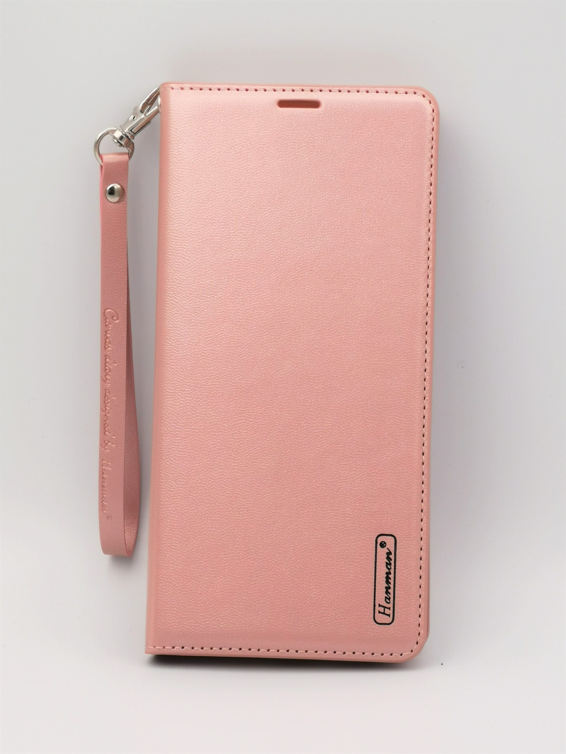 Coque simili cuir rose anti-chocs à rabat pour samsung galaxy s20