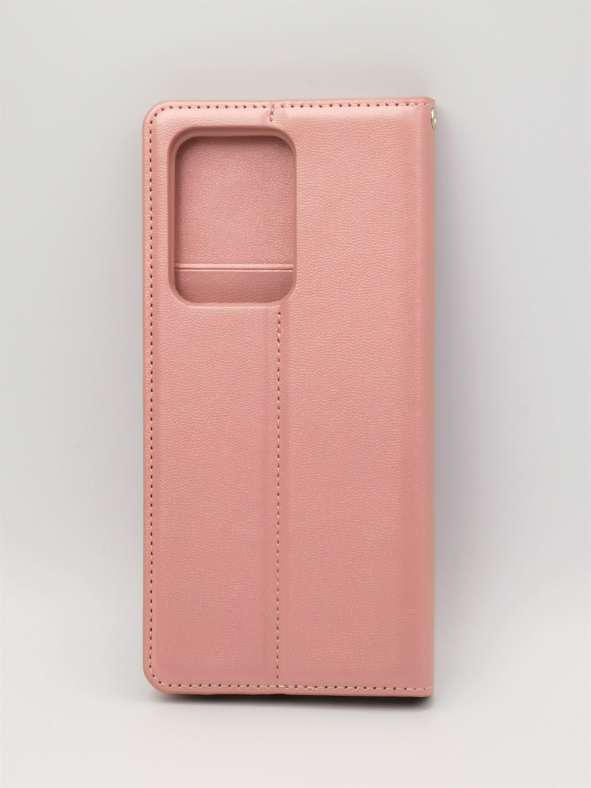 Coque simili cuir rose anti-chocs à rabat pour samsung galaxy s20