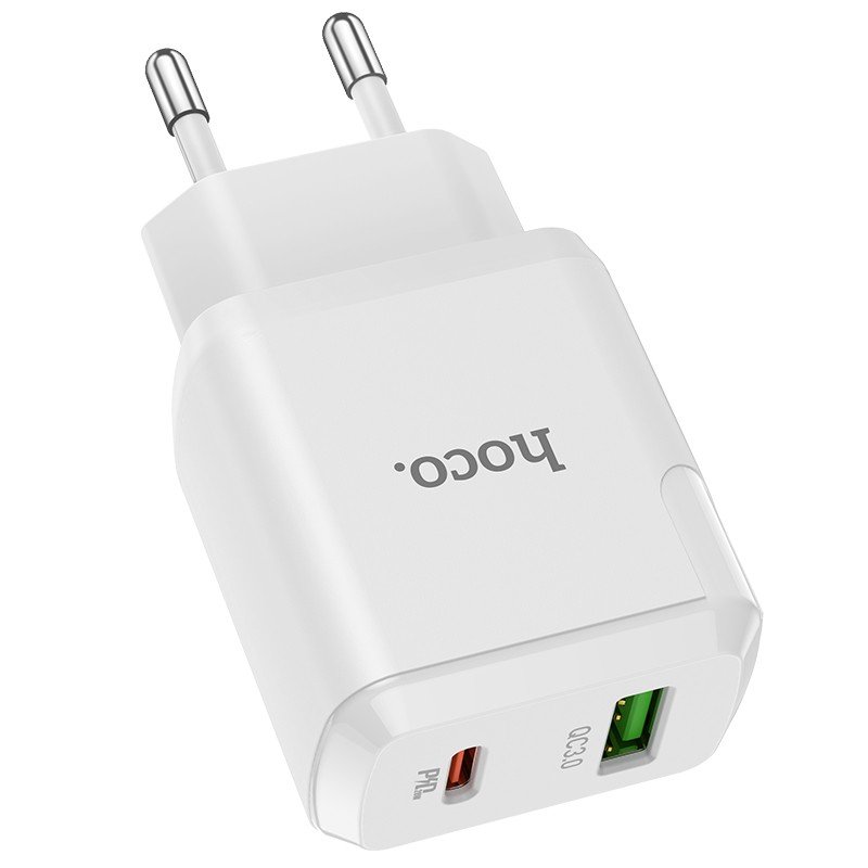 Hub de chargement avec 1x usb 18w qualcomm 3.0 et 1x usb-c 20w