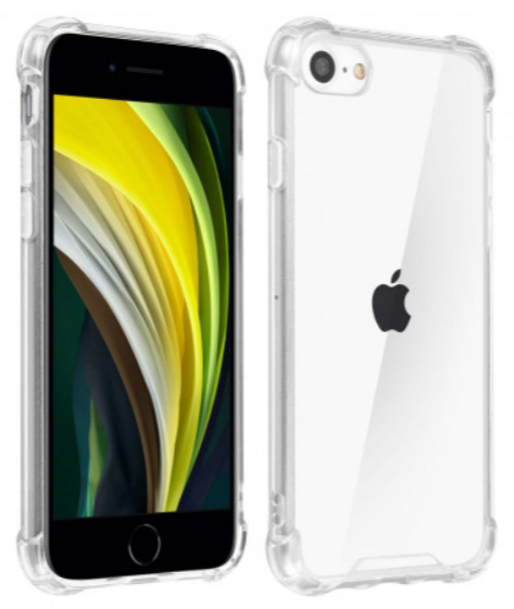 Coque transparente renforcée anti-chocs pour iphone 7/8/se (2020)