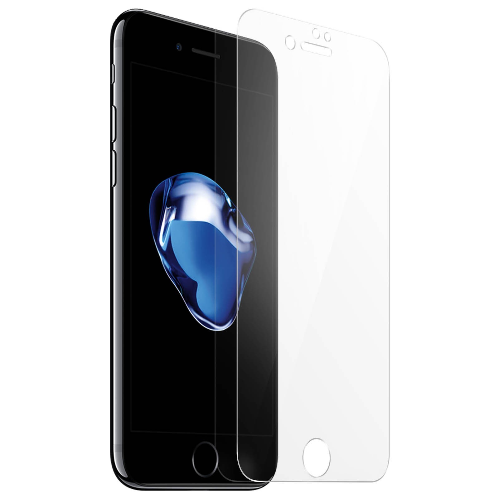Verre trempé intégral ultra-résistant iphone 7/8/se (2020) transparent