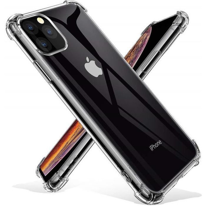 Coque transparente renforcée anti-chocs pour iphone 13 pro