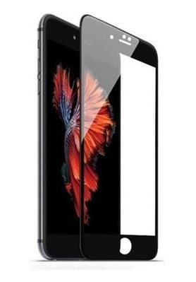 Verre trempé intégral ultra-résistant iphone 6/6s contour noir