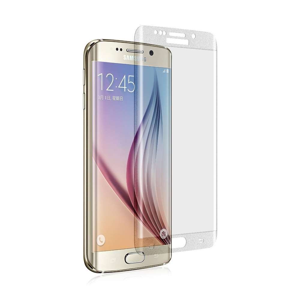Verre trempé intégral ultra-résistant galaxy s6 edge transparent
