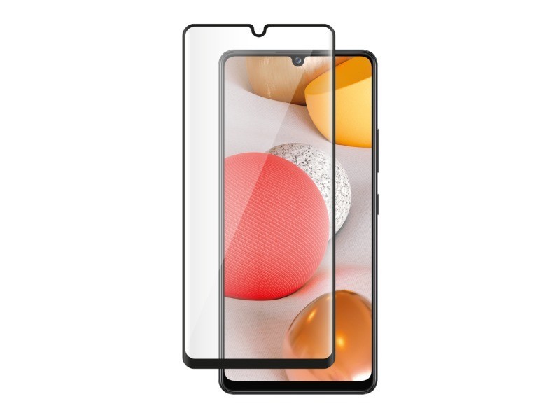 Verre trempé intégral ultra-résistant samsung galaxy a42 5g contour noir