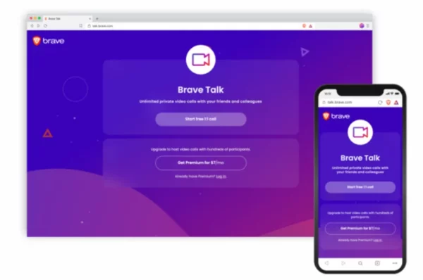 Brave : l’intégration de brave talk, un outil de visioconférence
