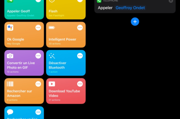 Iphone: crée rapidement un raccourci pour joindre un contact