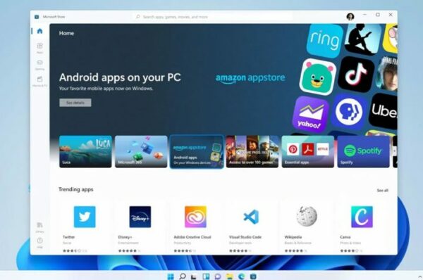 Windows 11 : les applications android sont maintenant disponibles