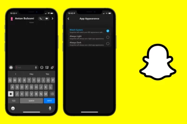 Snapchat : activer le mode sombre sur l’application