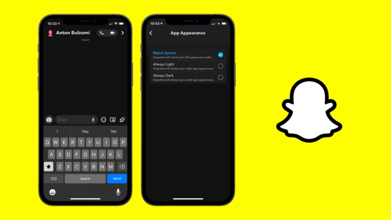 Snapchat : activer le mode sombre sur l’application