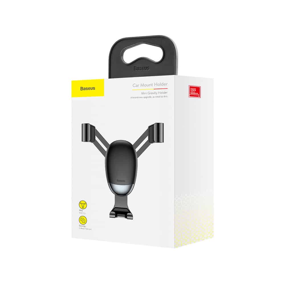 Baseus support voiture gravity mini car mount black suyl-g01
