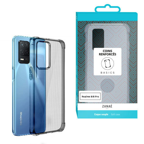 Coque silicone transparent avec coins renforces pour xiaomi redmi 8/redmi 8 pro,