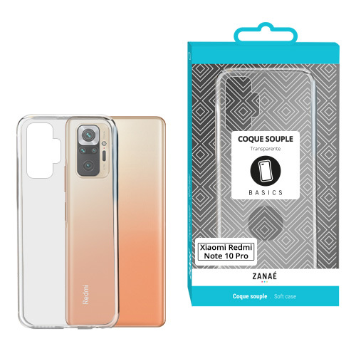 Coque transparent pour redmi note 10 pro, transparent