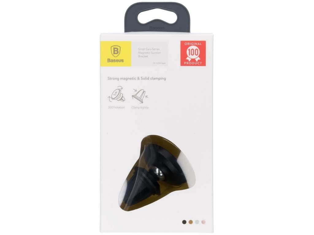 Baseus support voiture magnétique pour grille d’aération noir