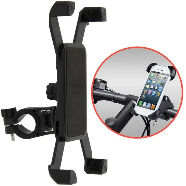 Support Smartphone pour VTT et vélo - Accroche sécurisée par grappin à deux écrous