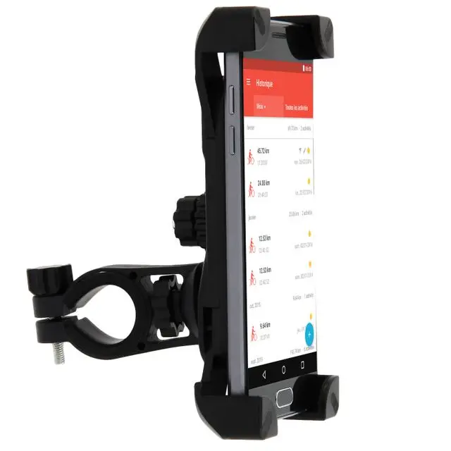 Support Smartphone pour VTT et vélo - Accroche sécurisée par grappin à deux écrous