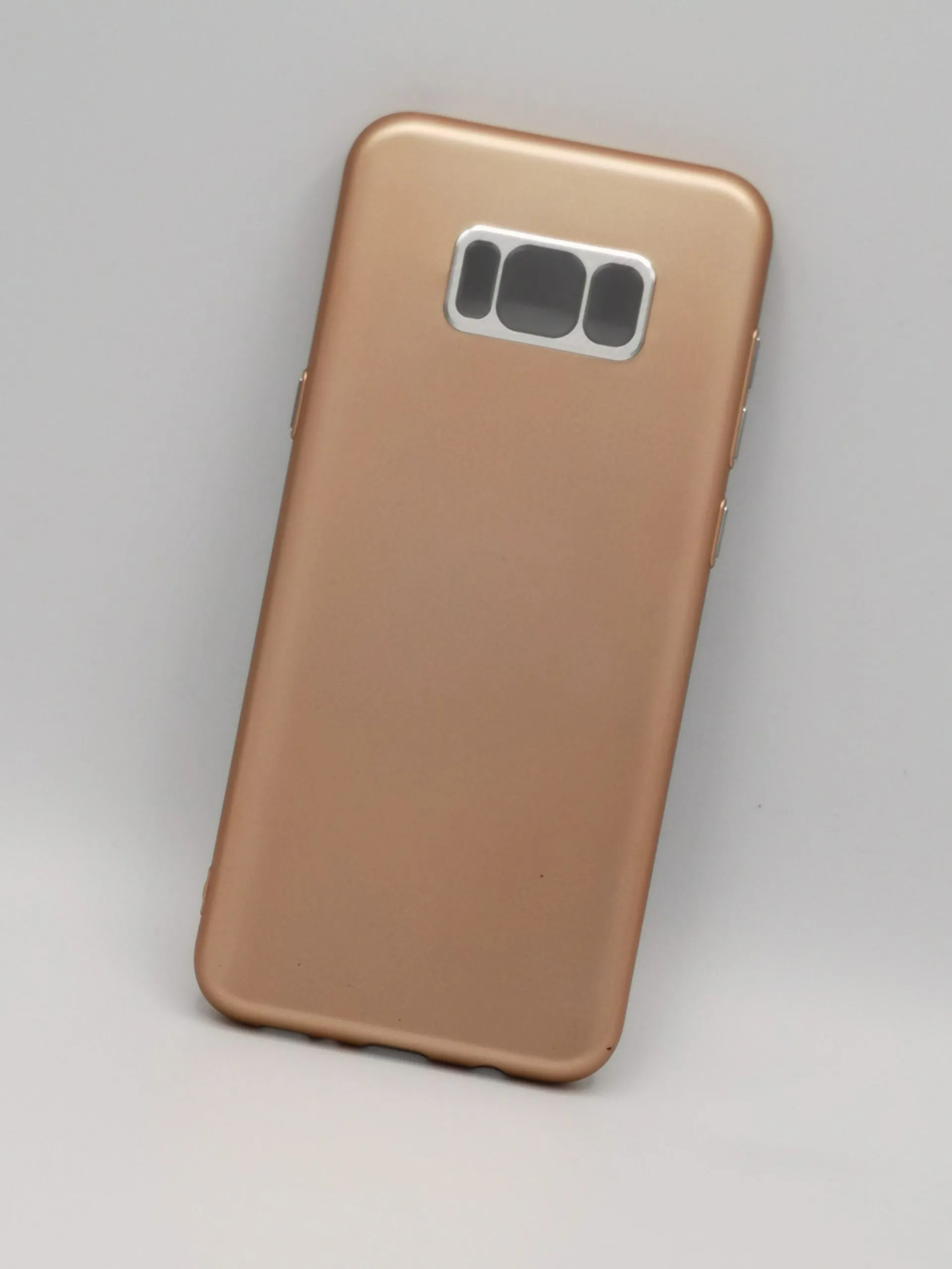 Coque anti-rayures effet métal pour Samsung